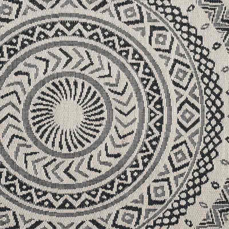 Tapis tissé plat rond