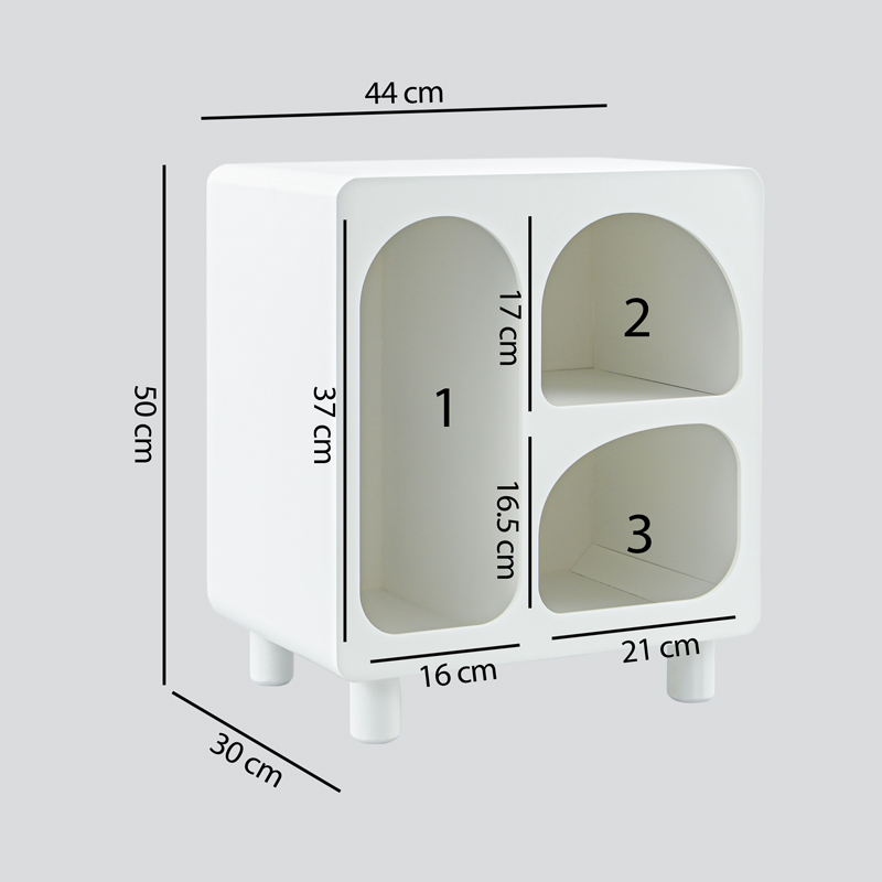 Chevet troglodyte blanc