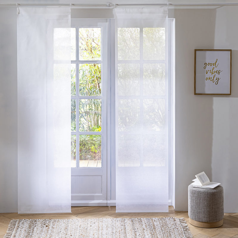 Panneau japonais étamine imitation lin