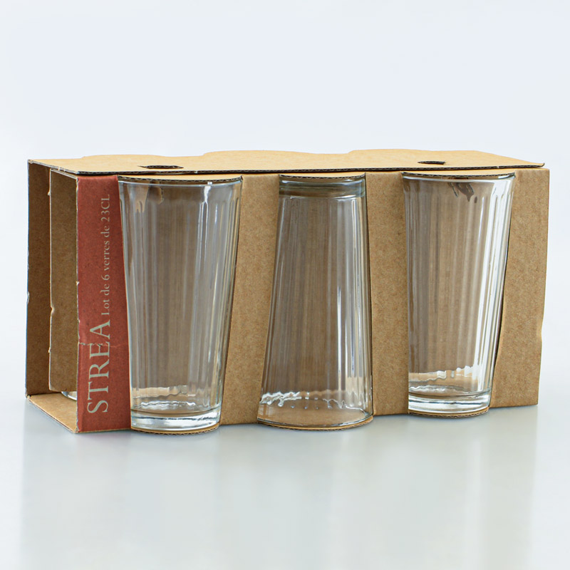 Lot de 6 verres 'Strea' 