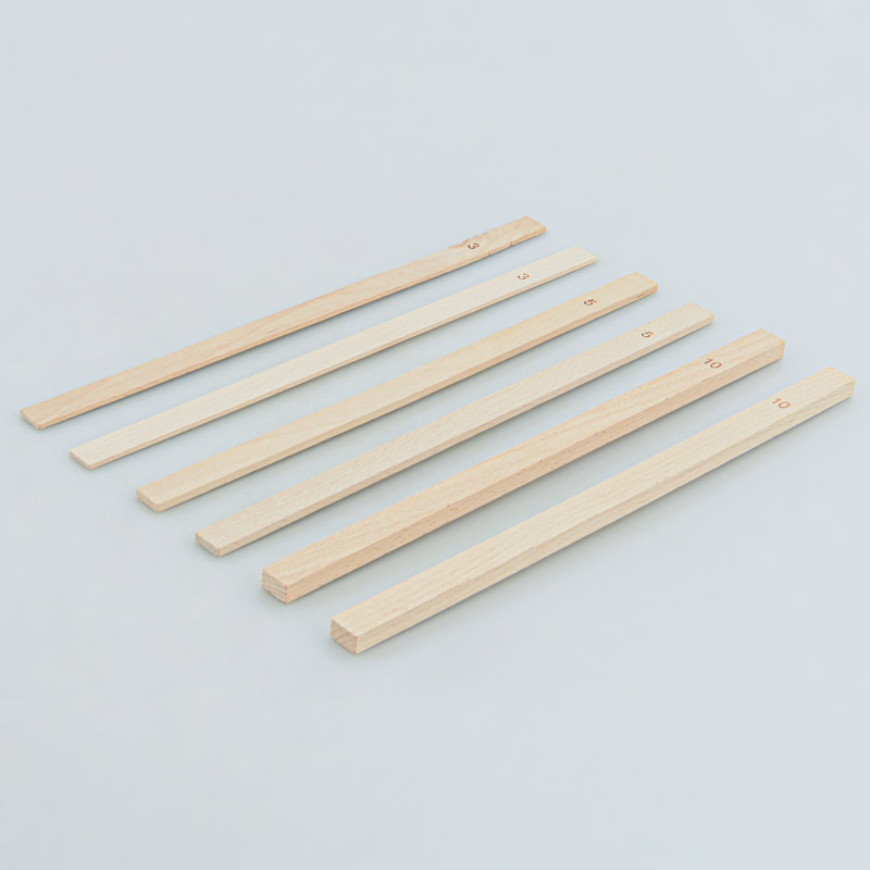 Lot de 6 règles à pâtisserie