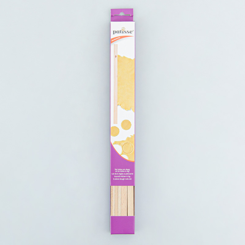 Lot de 6 règles à pâtisserie