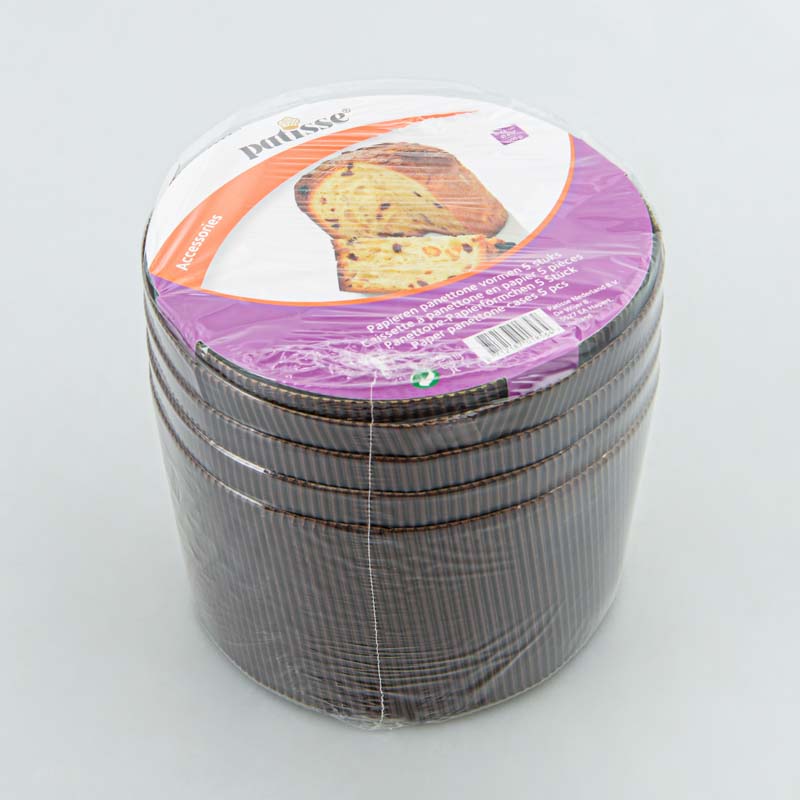 Lot de 5 moules à panettone