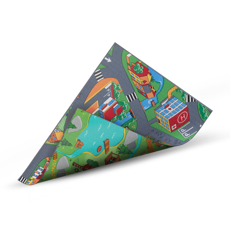 Tapis réversible 'Village Life' et 'Hiking'