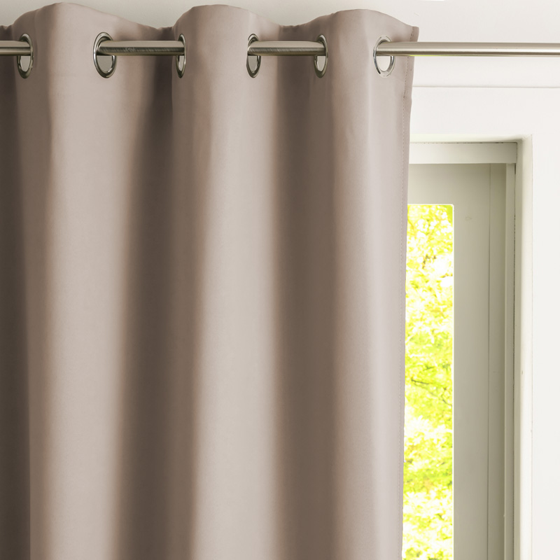 Rideau occultant 'Asra' uni beige