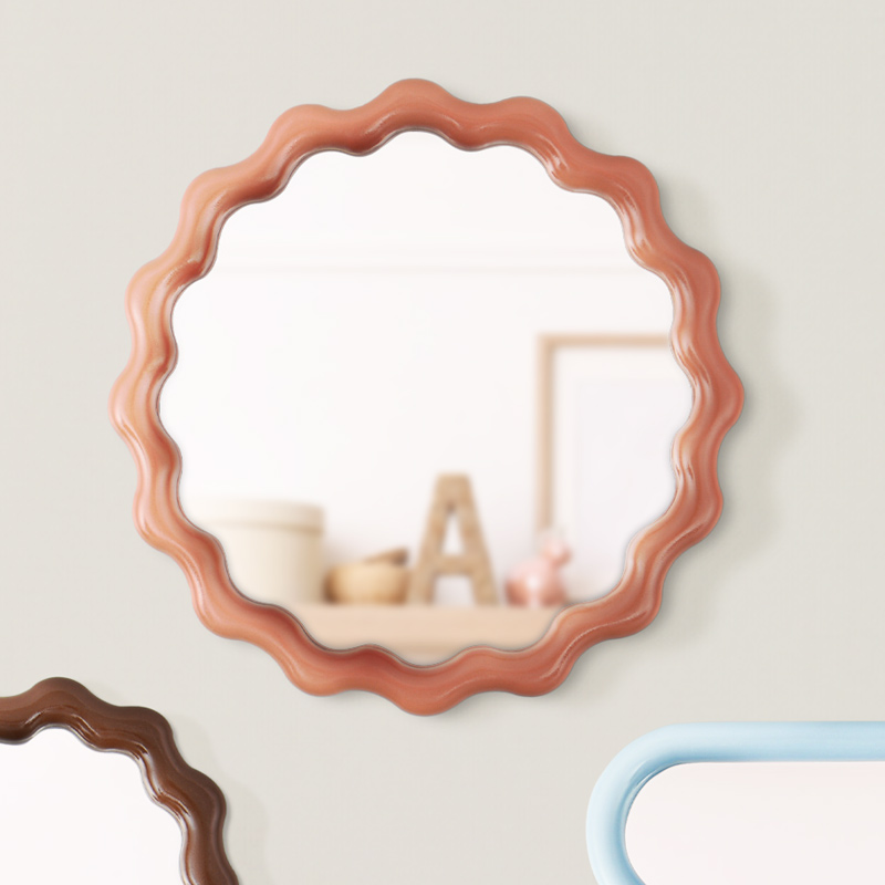 Miroir rond rose 'Idyllic'