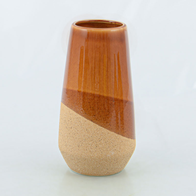 Vase droit terracotta 