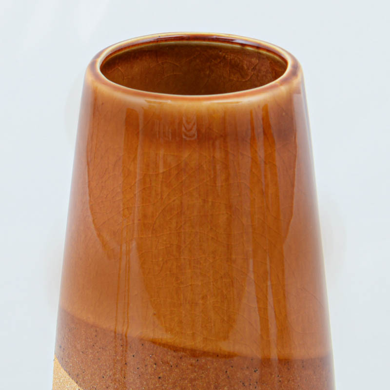 Vase droit terracotta 