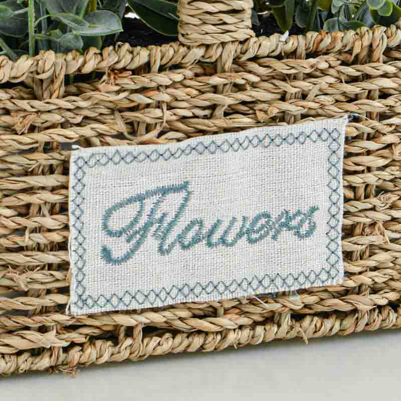 Petit paniers de fleurs artificielles 