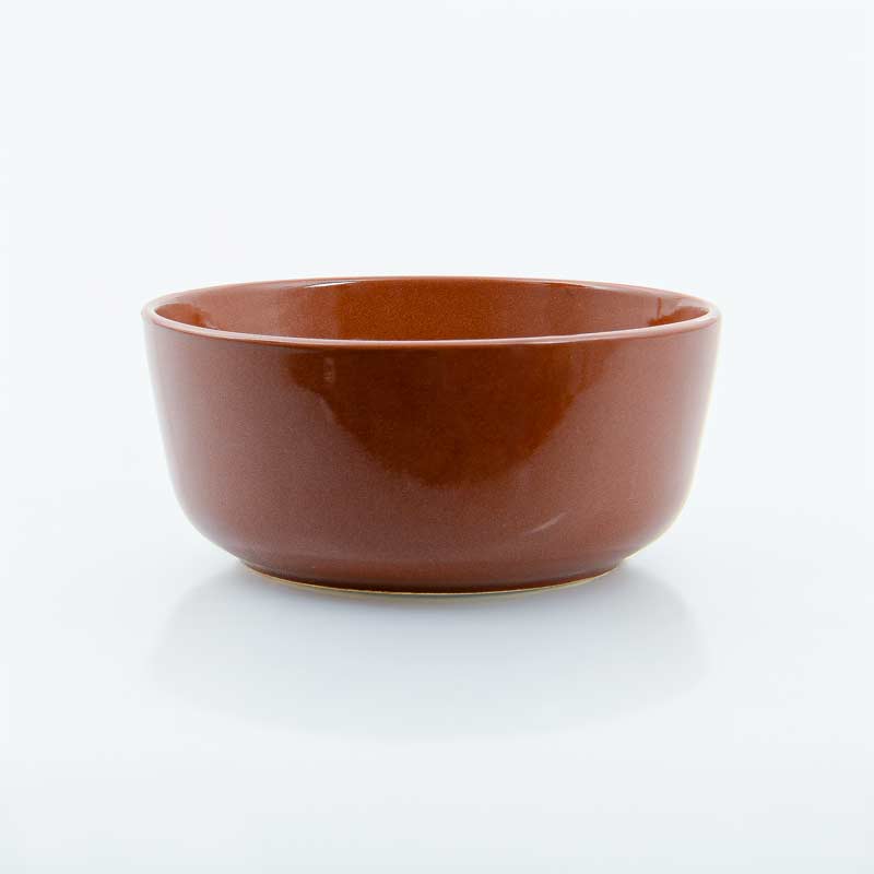Saladier 'Inaya' couleur terracotta