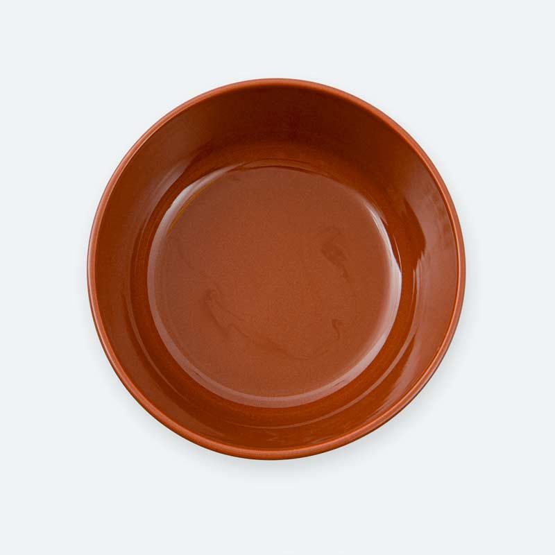 Saladier 'Inaya' couleur terracotta