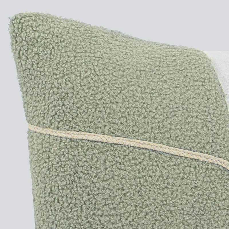 Coussin tufté brodé 'Valentina' 