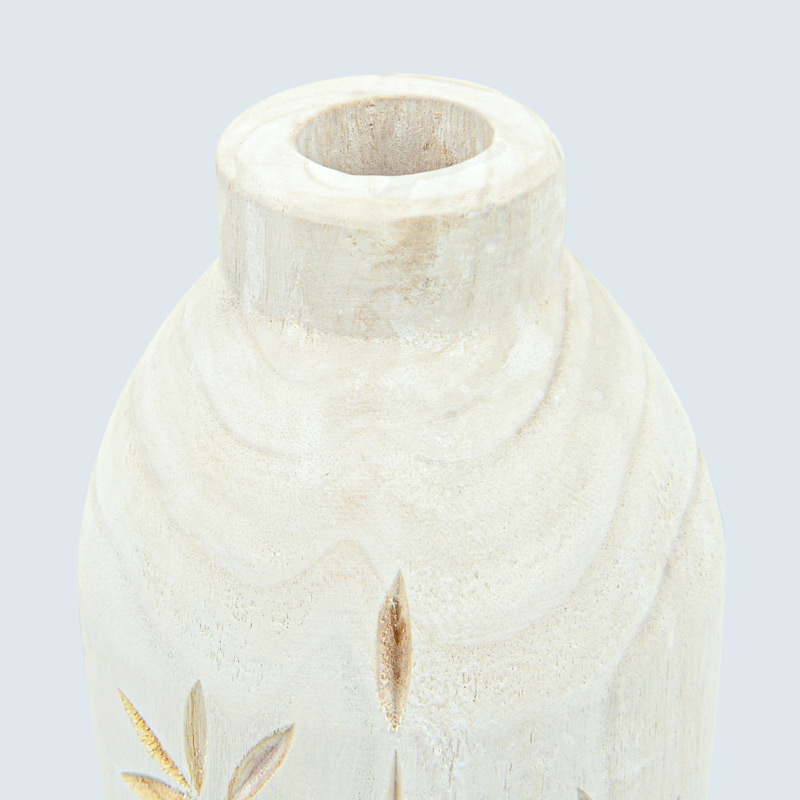 Vase décoratif 'Xenia' blanc