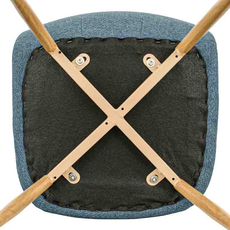 Chaise 'Elyna' bleu