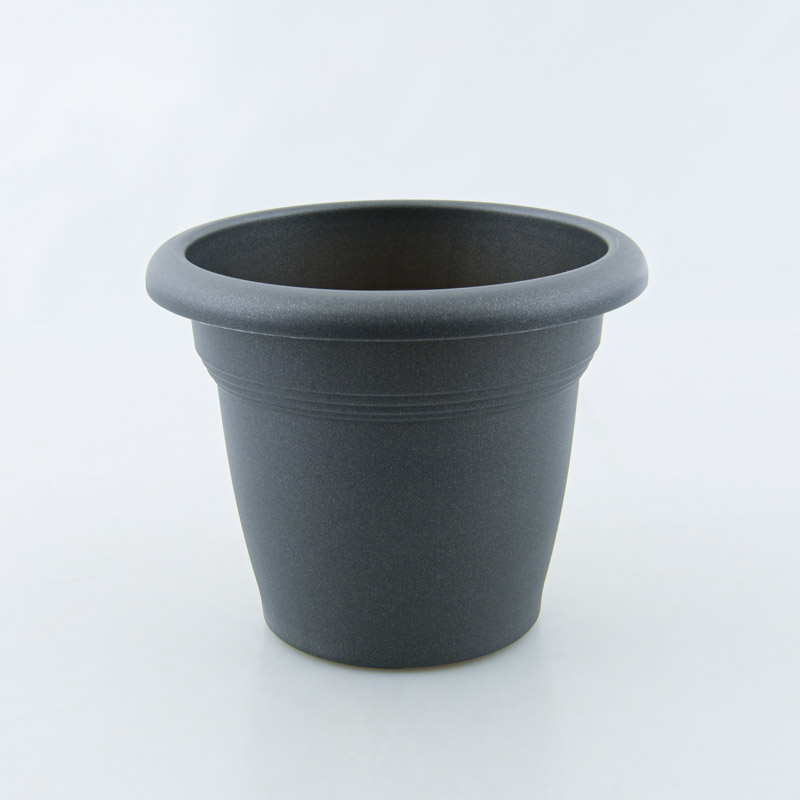 Pot de fleur rond 'Meditera' anthracite