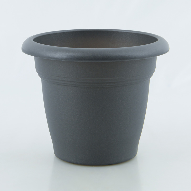 Pot de fleur rond 'Meditera' anthracite