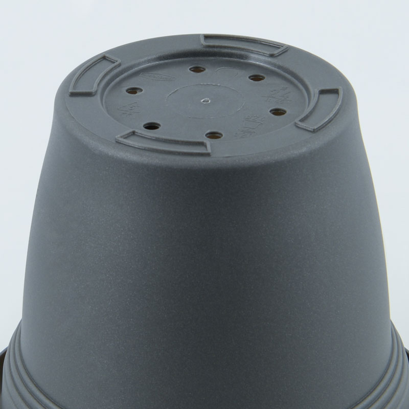 Pot de fleur rond 'Meditera' anthracite