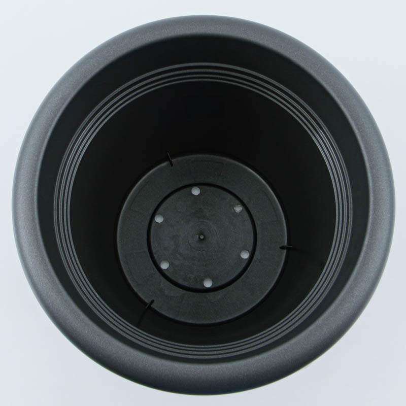 Pot de fleur rond 'Meditera' anthracite