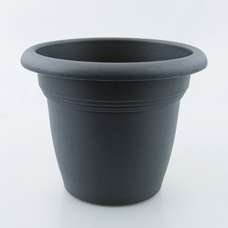 Pot de fleur rond 'Meditera' anthracite