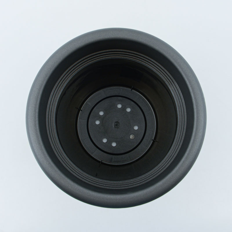 Pot de fleur rond 'Meditera' anthracite