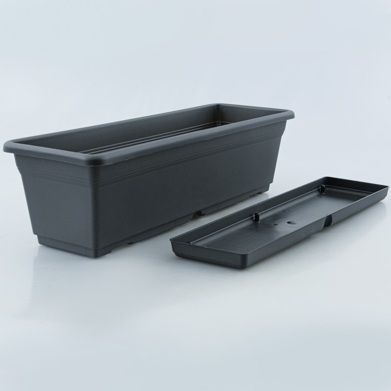 Balconnière 'Portofino' gris anthracite