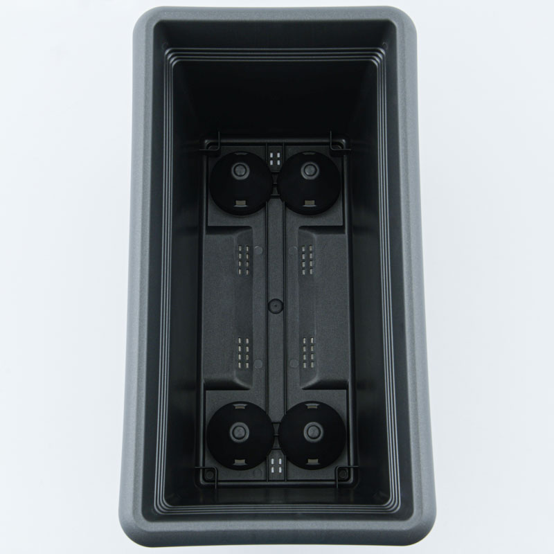 Jardinière 'Meditera' gris anthracite