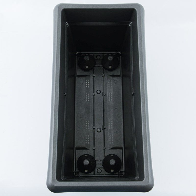 Jardinière 'Meditera' gris anthracite