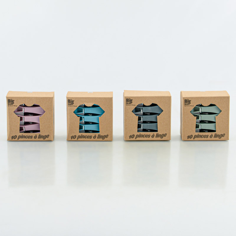 Lot de 10 pinces à linge 