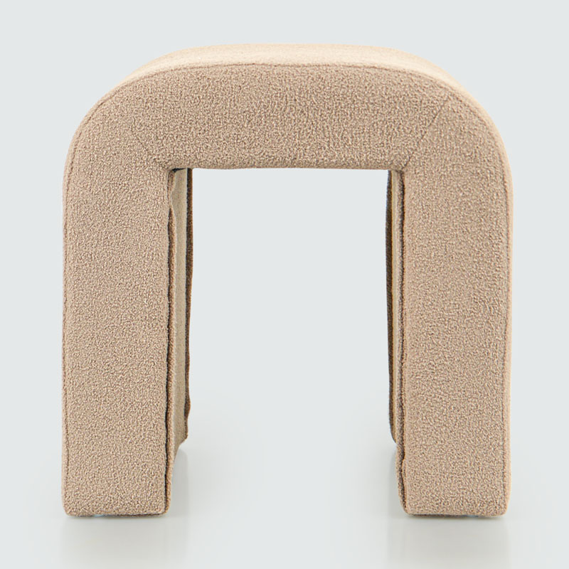 Tabouret 'Billie' couleur moka