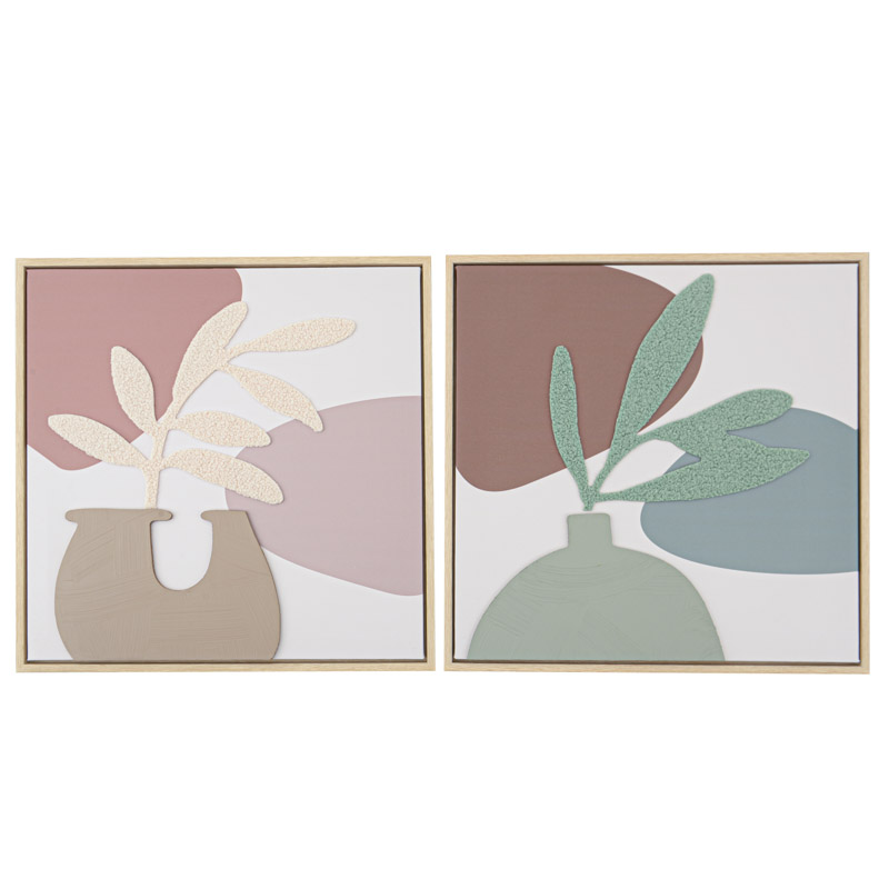 Toile encadrée 'Botanica' 3D