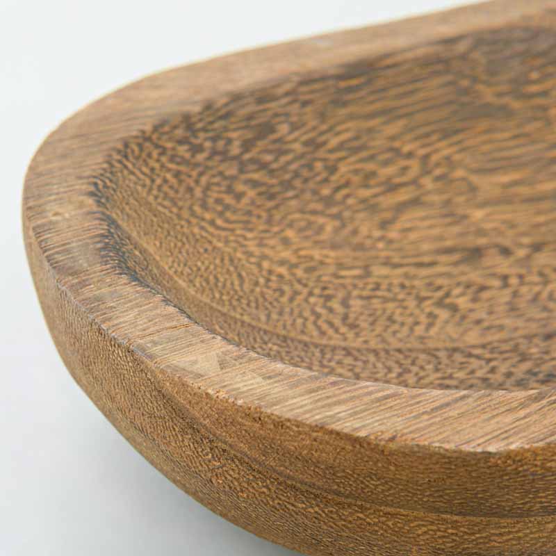Vide-poche paulownia foncé