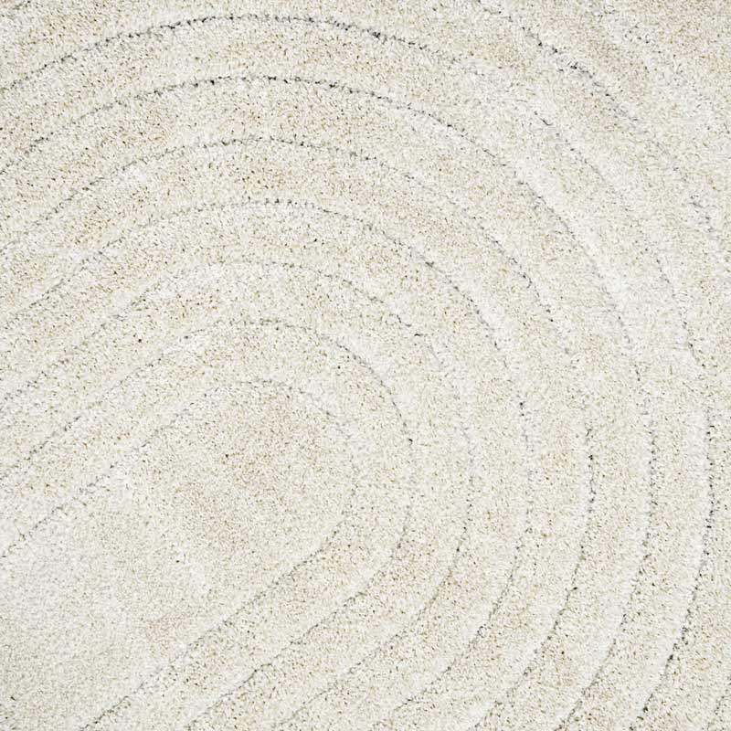 Tapis 'Absolue' blanc et beige