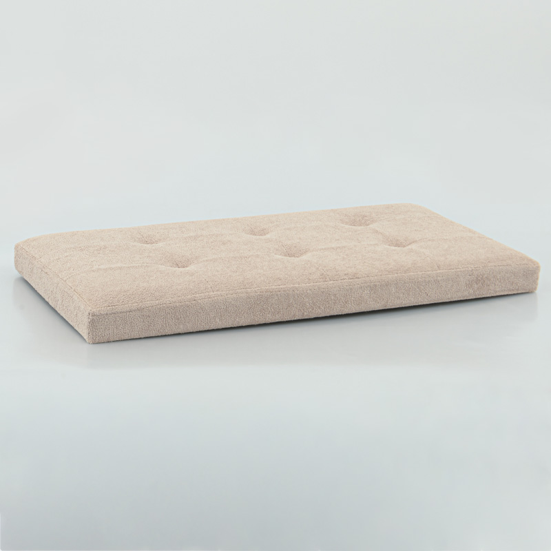 Banc de rangement pliable 'Luxury' beige