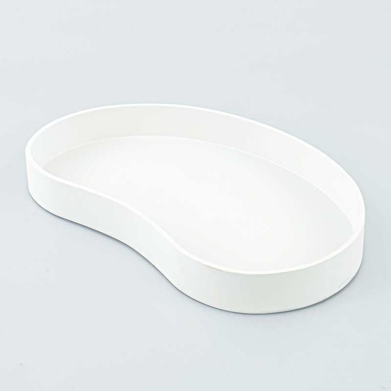 Plateau forme organique blanc