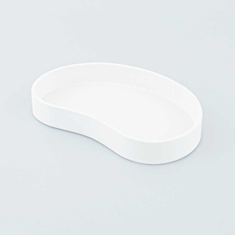 Plateau forme organique blanc