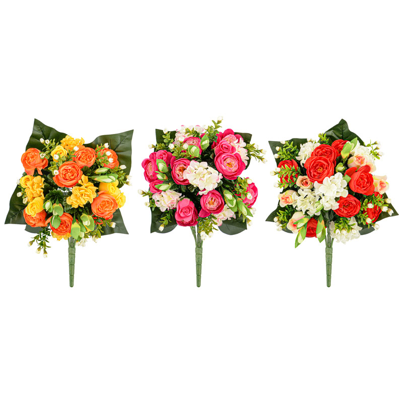 Bouquet artificiel de fleurs 