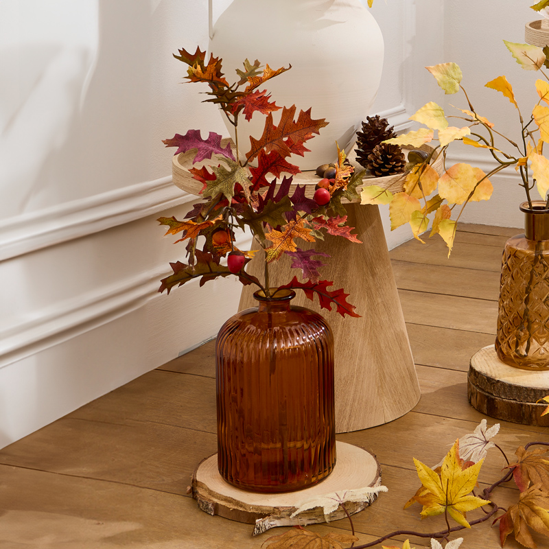 Tige de feuilles de chêne 'Coeur d'Automne'