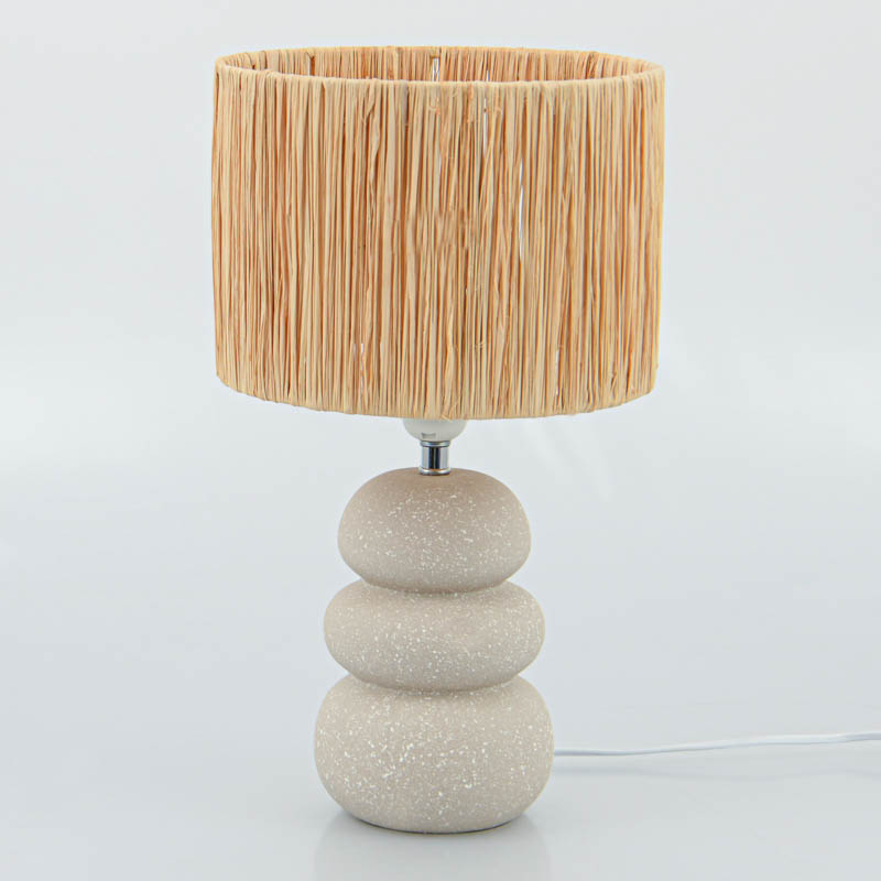 Lampe à poser 'Soline' tapue