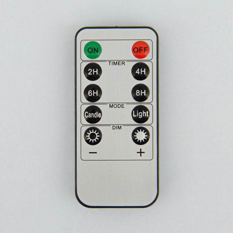 3 bougies en cire led programmables