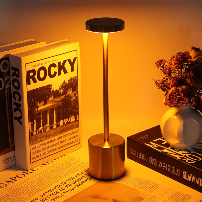 Lampe touch à poser 'Ambrine' rechargeable