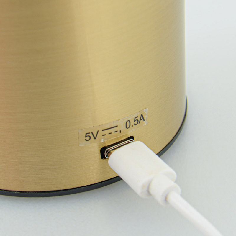 Lampe touch à poser 'Ambrine' rechargeable