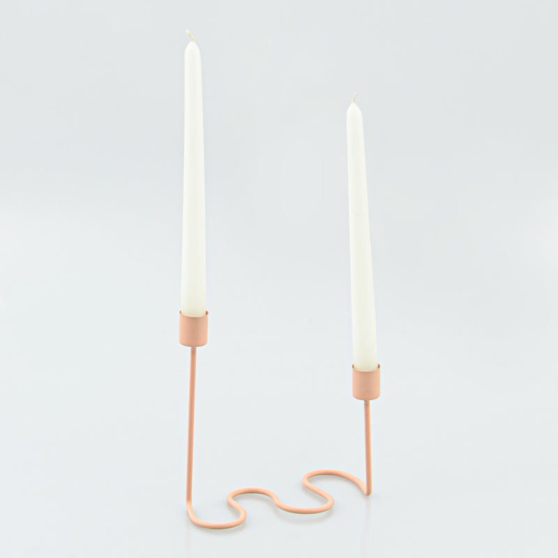 Porte-bougie double 'Ondula'