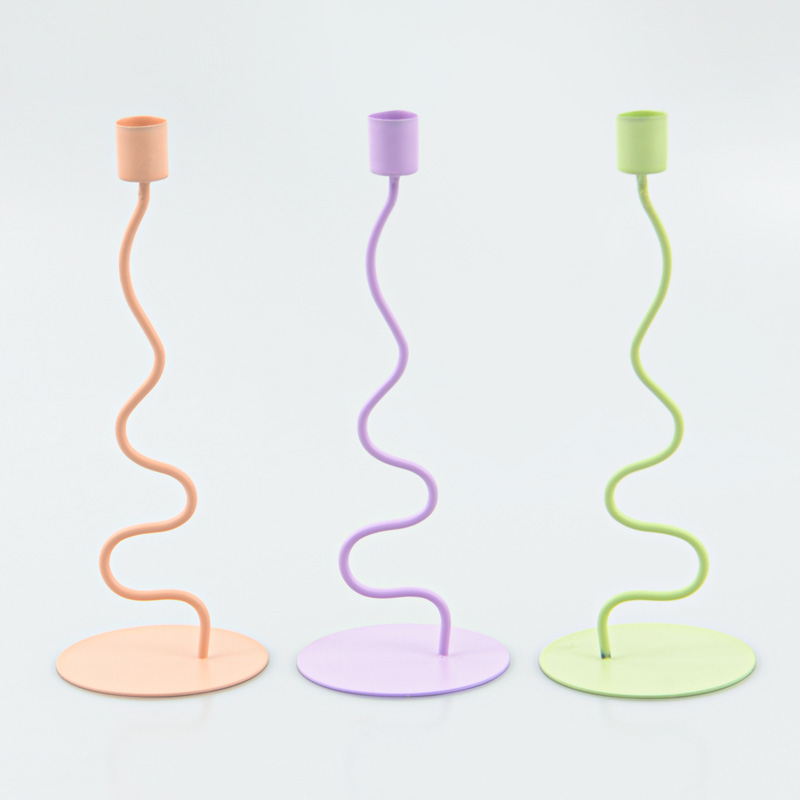 Porte-bougie simple 'Ondula'