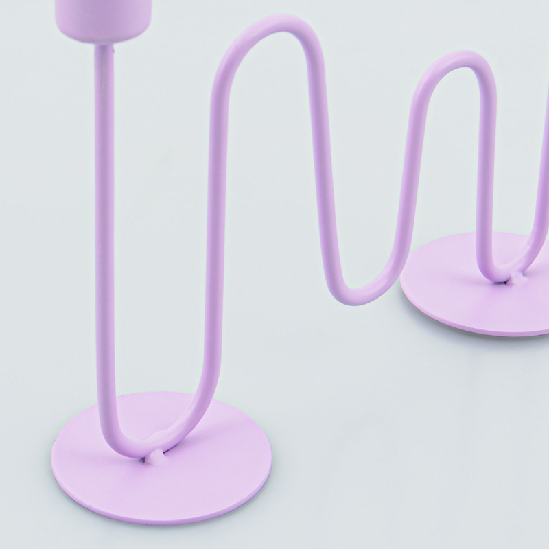 Porte-bougie double 'Ondula'