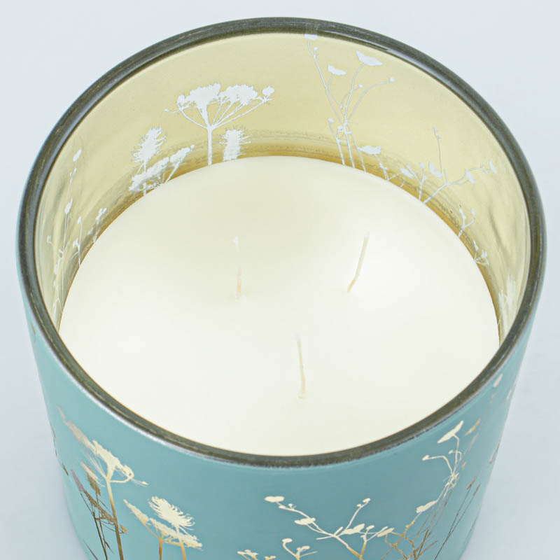 Bougie parfumée 3 mèches thé vert