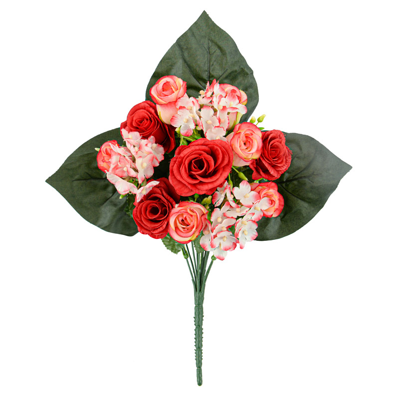 Bouquet artificiel de fleurs de roses