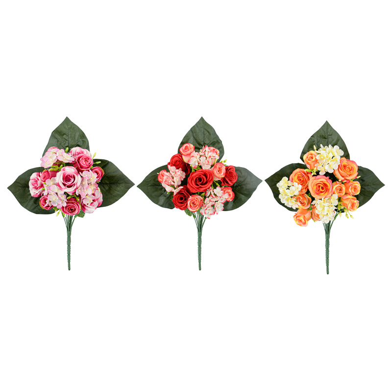 Bouquet artificiel de fleurs de roses