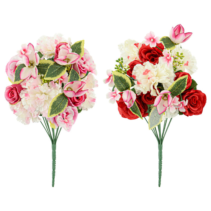 Bouquet artificiel de fleurs 