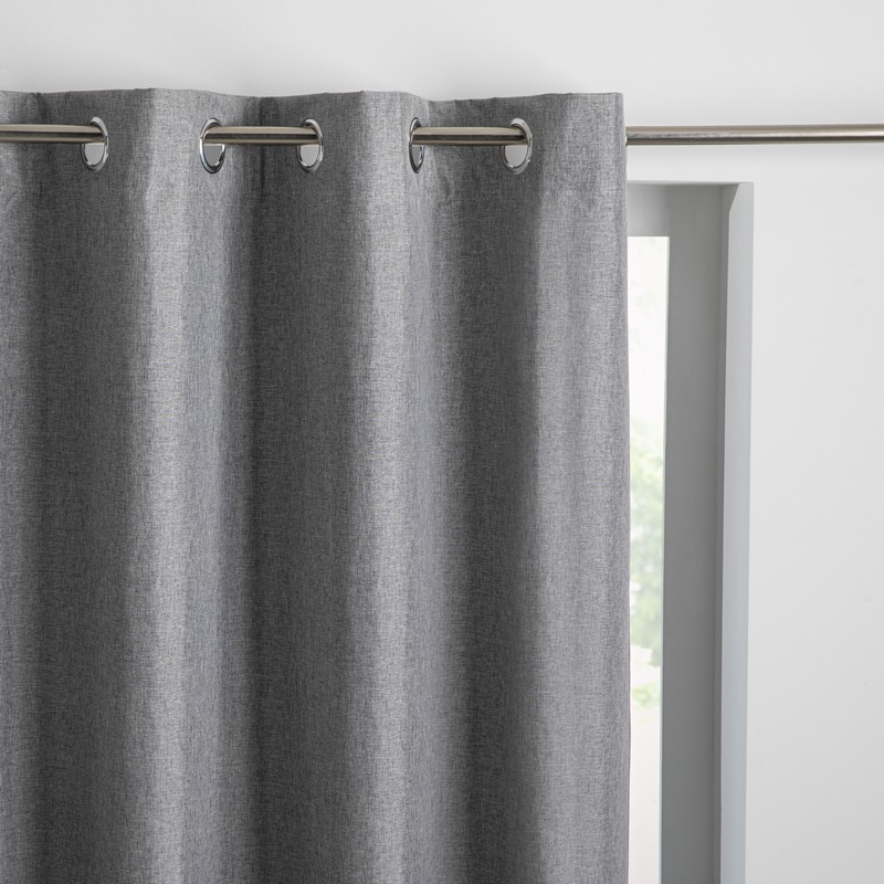 Rideau occultant 'Maika' uni gris