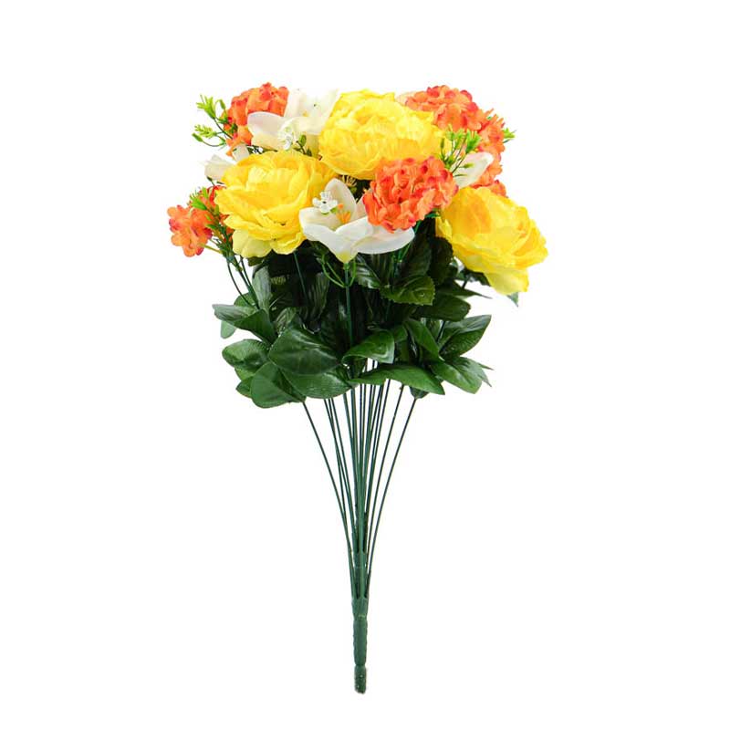 Bouquet artificiel de fleurs 